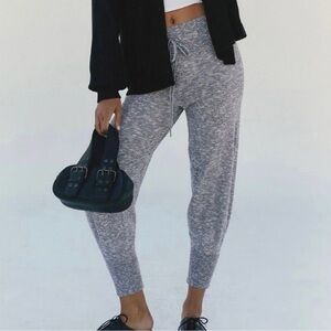 Free People Heathered Gray Joggers